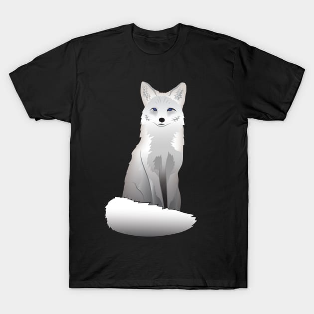 Arctic Fox T-Shirt by RudDesigns